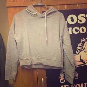 Cozy cropped sweatshirt